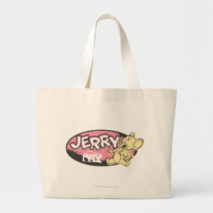 Bolsa Tote Grande Logotipo do Jerry Cheese