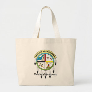 Bolsa Tote Grande Logotipo e Web de MMDC Mendota Dakota