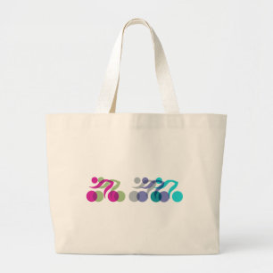 Bolsa Tote Grande Logotipo legal Bikers