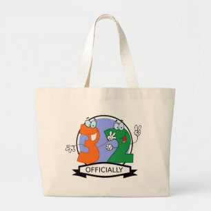 Bolsa Tote Grande Logotipo oficial de 32 aniversários