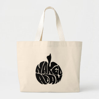 Bolsa Tote Grande Logotipo Preto de Adam Nu