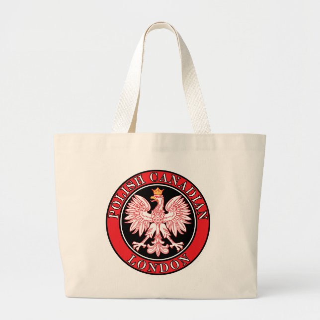 Bolsa Tote Grande London Canadian Eagle (Frente)