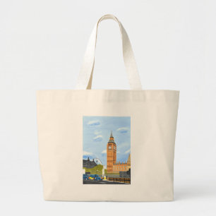 Bolsa Tote Grande Londres Big Ben