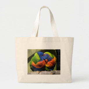 Bolsa Tote Grande Lorikeets no amor