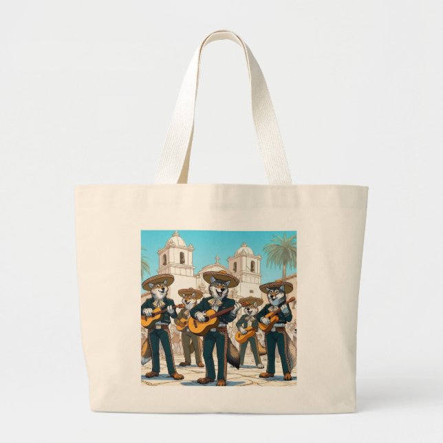 Bolsa Tote Grande Los Coyotes Mariachi  (Frente)