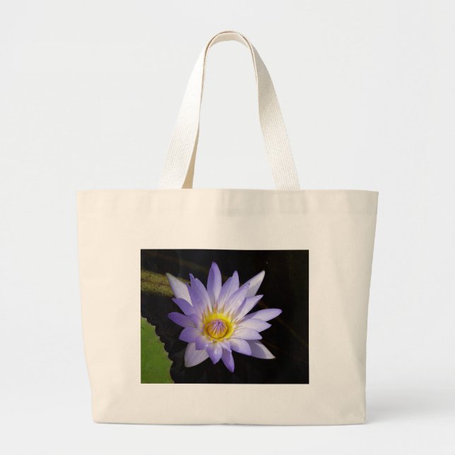 Bolsa Tote Grande lotus bleu Nil (Frente)
