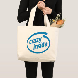 Bolsa Tote Grande Louco por dentro