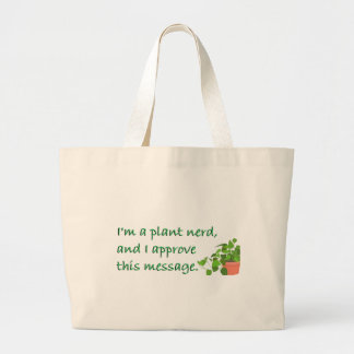 Bolsa Tote Grande LOUCOS POR PLANTAS.... carreguem minhas coisas!