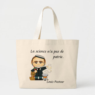 Bolsa Tote Grande Louis Pasteur. franco