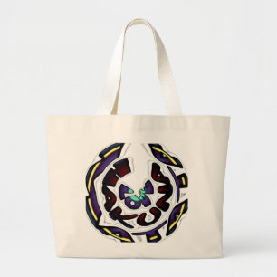 Bolsa Tote Grande Love Hakuna Matata Art Impressão