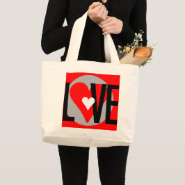 Bolsa Tote Grande Love Heart Bag
