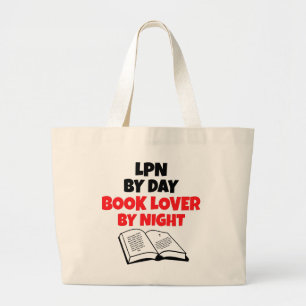 Bolsa Tote Grande LPN Book Lover
