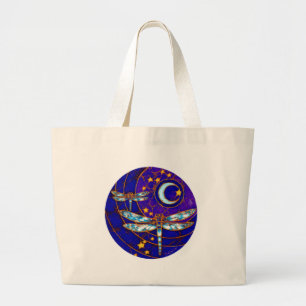 Bolsa Tote Grande lua da libélula