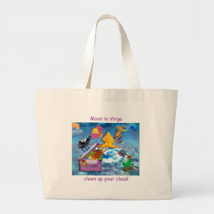 Bolsa Tote Grande Lua no Virgo