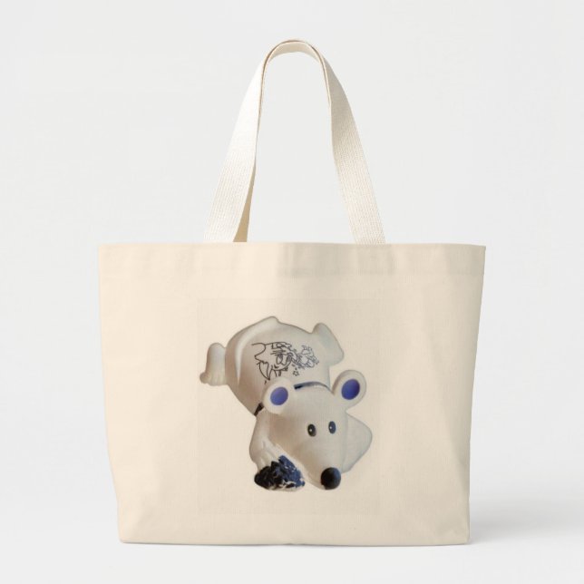 Bolsa Tote Grande Lucky Mouse Bag (Frente)
