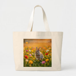 Bolsa Tote Grande Lucky Rabbit Foot