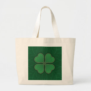 Bolsa Tote Grande Lucky Shamrock