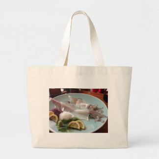 Bolsa Tote Grande Lula Sashimi - Farinha Japonesa servindo Janto de