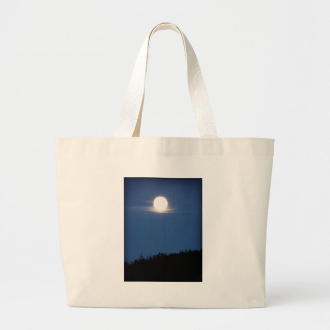 Bolsa Tote Grande Luna llena (Frente)