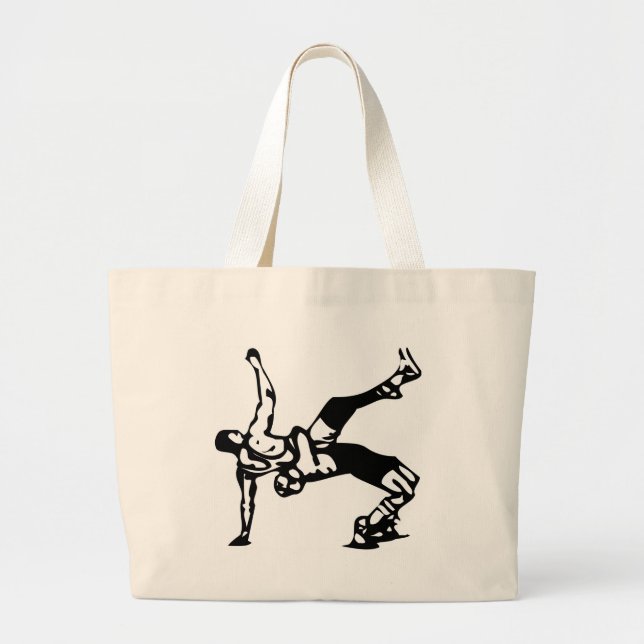 Bolsa Tote Grande Luta branca (Frente)