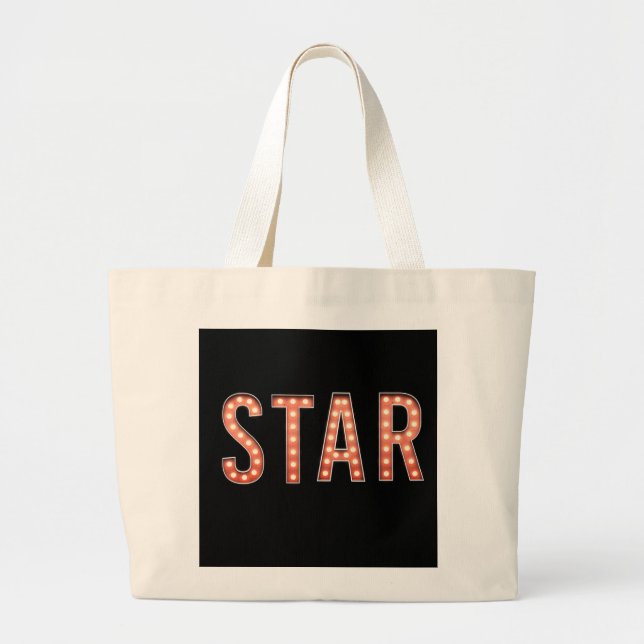 Bolsa Tote Grande Luzes de sinalização STAR (Frente)