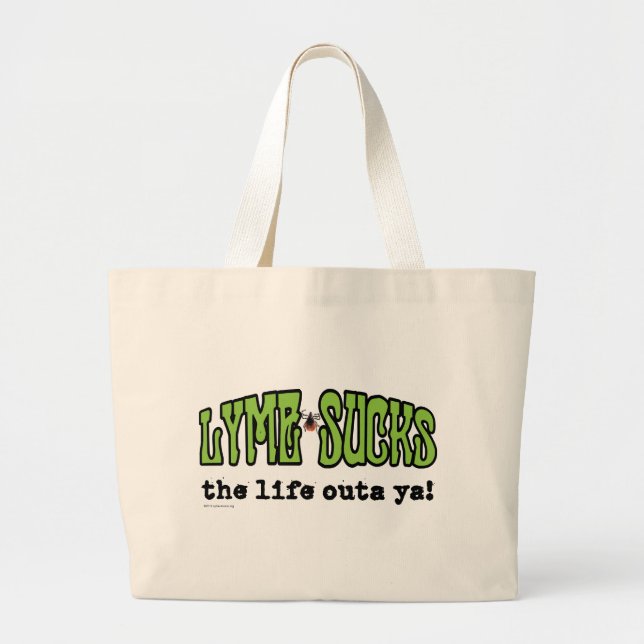 Bolsa Tote Grande Lyme suga (Frente)