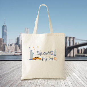 Bolsa Tote Grande Maçã, Grandes Ícones de Nova Iorque moderno