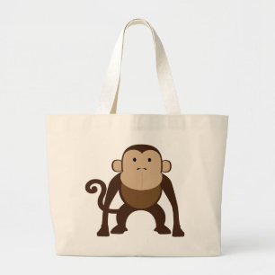 Bolsa Tote Grande Macaco