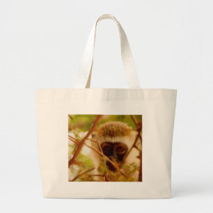 Bolsa Tote Grande Macaco atrevido.