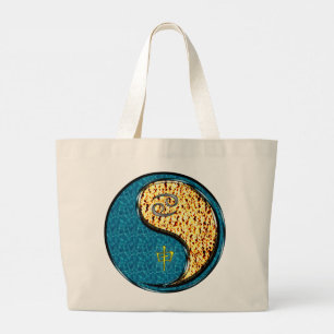 Bolsa Tote Grande Macaco de cancer e Fogo
