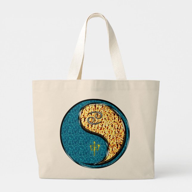 Bolsa Tote Grande Macaco de cancer e Fogo (Verso)