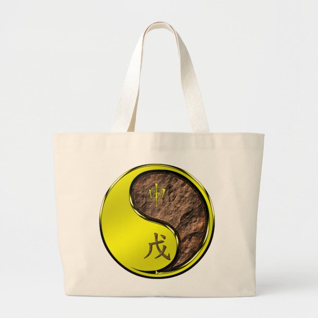 Bolsa Tote Grande Macaco de Terra (Frente)
