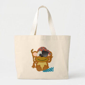 Bolsa Tote Grande Macaco pirata Goofkins fofo