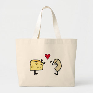 Bolsa Tote Grande Macaroni e queijo