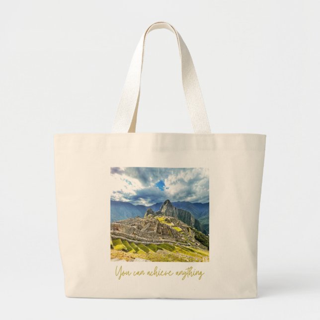 Bolsa Tote Grande Machu Picchu Tote Bag (Frente)