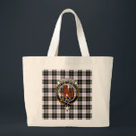 Bolsa Tote Grande MacPherson Tartan, Clan Badge and Motto Tote<br><div class="desc">MacPherson official tartan,  badge and motto .</div>