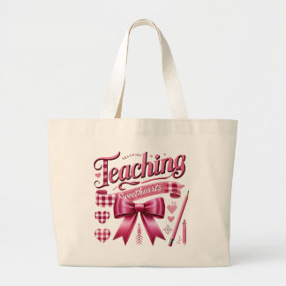 Bolsa Tote Grande Made to teach png | My students are png | Teaching