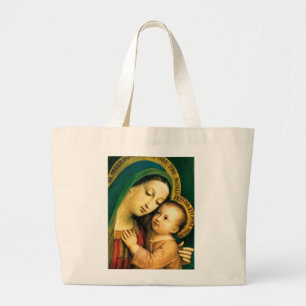 BOLSA TOTE GRANDE MADONNA E CRIANÇA