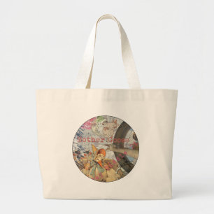 Bolsa Tote Grande Madre Goose Enfermeira Rhyme Fairy Tale