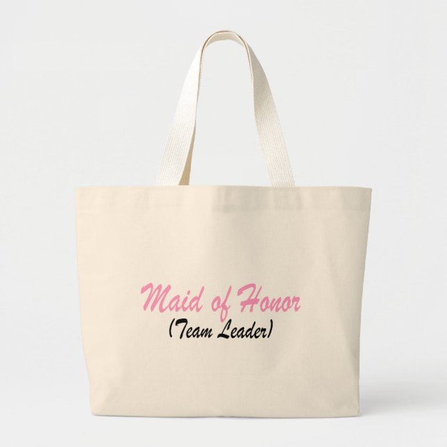 Bolsa Tote Grande Madrinha de casamento (líder da equipa) (Frente)