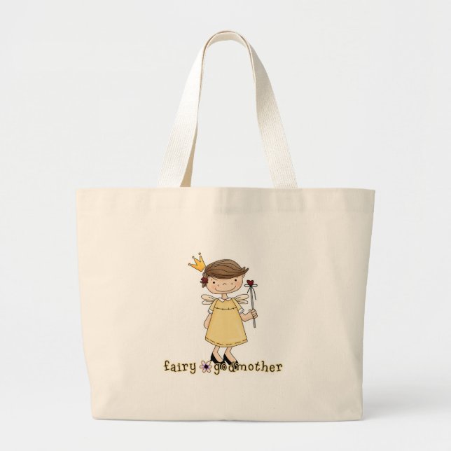 Bolsa Tote Grande Madrinha Fada (Frente)
