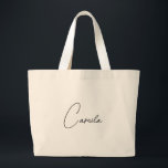 Bolsa Tote Grande Mag de presentes da Bridesmaid Personalizada com c<br><div class="desc">Bag de presentes da Bridesmaid Personalizada com charme,  nome personalizado bag de presente,  saco de tote de praia,  Festa de solteira,  oferta de proposta da Bridesmaid, Bolsa de praia</div>