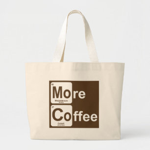 Bolsa Tote Grande Mais Mesa Periódica do Café