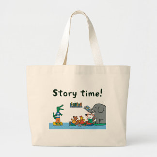 Bolsa Tote Grande Maisy e os amigos riem do tempo da história