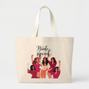 Bolsa Tote Grande mala de tote de bridemaids