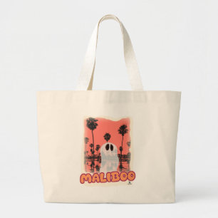 Bolsa Tote Grande Maliboo Turista Assustador Diversão Funny Hallowee