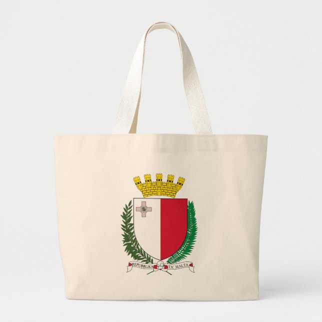 Bolsa Tote Grande malta emblem (Frente)