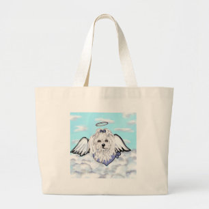 Bolsa Tote Grande Maltese Angel
