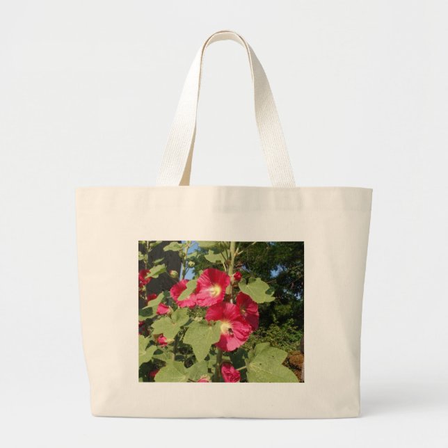Bolsa Tote Grande Malvarisas Rosa (Frente)