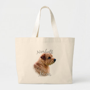 Bolsa Tote Grande Mamã 2 de Norfolk Terrier